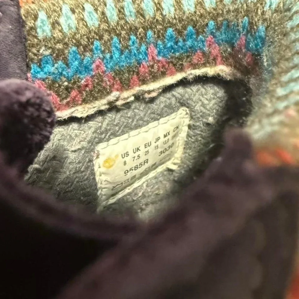 GORPCORE Timberland Premium Waterproof Boots Purple Nubuc Knit Ankle Toddler 8